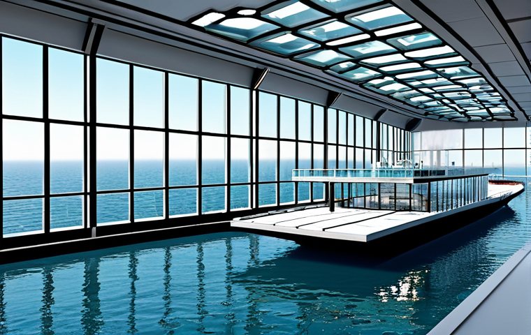 Floating City Innovation Hub**

"A bustling research lab inside a modern floating city structure. Scientists and engineers, fully clothed in professional attire, are collaborating on renewable energy projects, with intricate models of floating platforms and sustainable technology visible. Large windows reveal a panoramic ocean view. Safe for work, appropriate content, professional, perfect anatomy, natural proportions, high quality render."

**